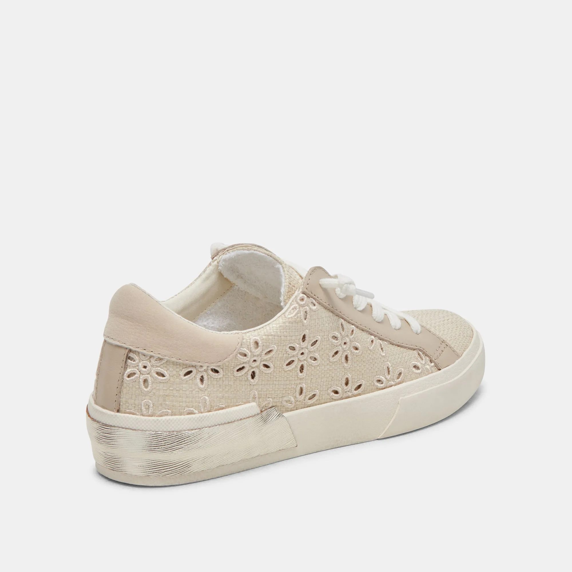 ZINA SNEAKERS OATMEAL FLORAL EYELET sold by Dolce Vita product image thumbnail 3