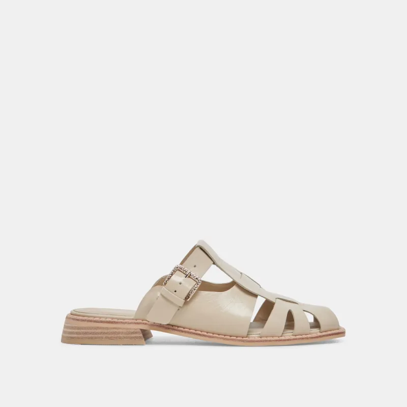 HIPPIE FLATS SAND CRINKLE PATENT sold by Dolce Vita