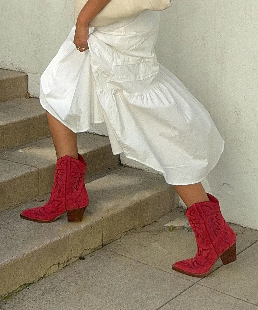 RUNA BOOTS RED SUEDE sold by Dolce Vita product image thumbnail 2
