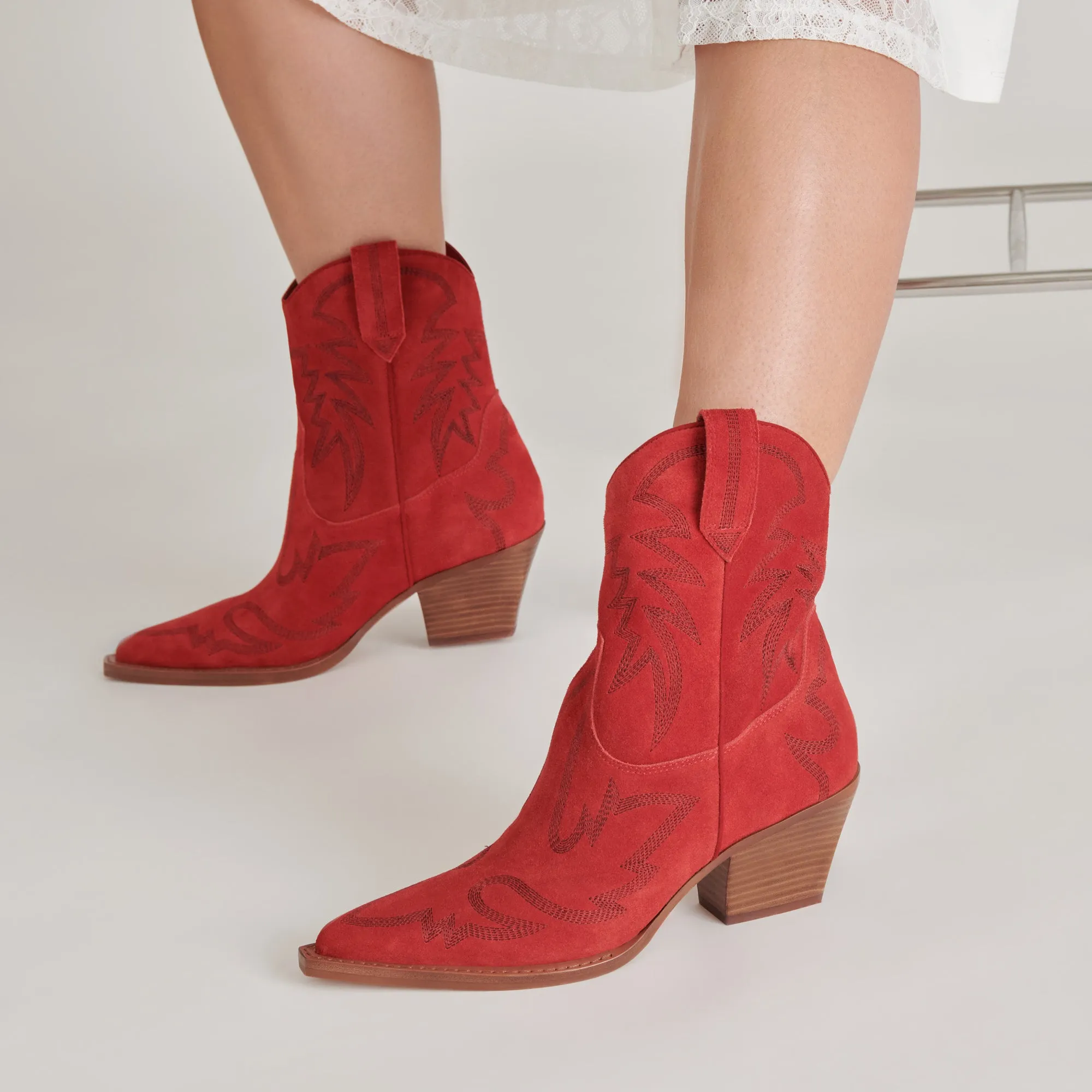 RUNA BOOTS RED SUEDE sold by Dolce Vita product image thumbnail 4