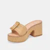 ERA HEELS WARM NATURAL RAFFIA sold by Dolce Vita