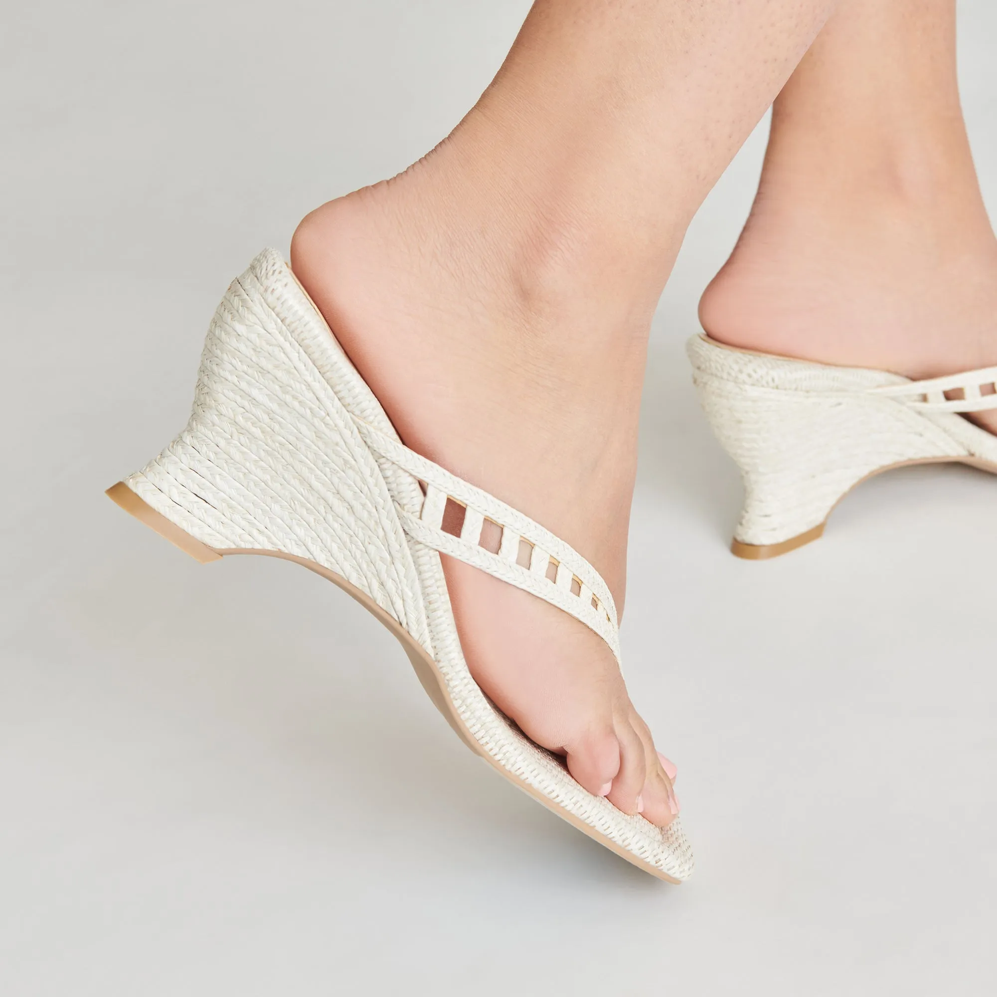 NULLAH WEDGES OATMEAL RAFFIA sold by Dolce Vita product image thumbnail 4