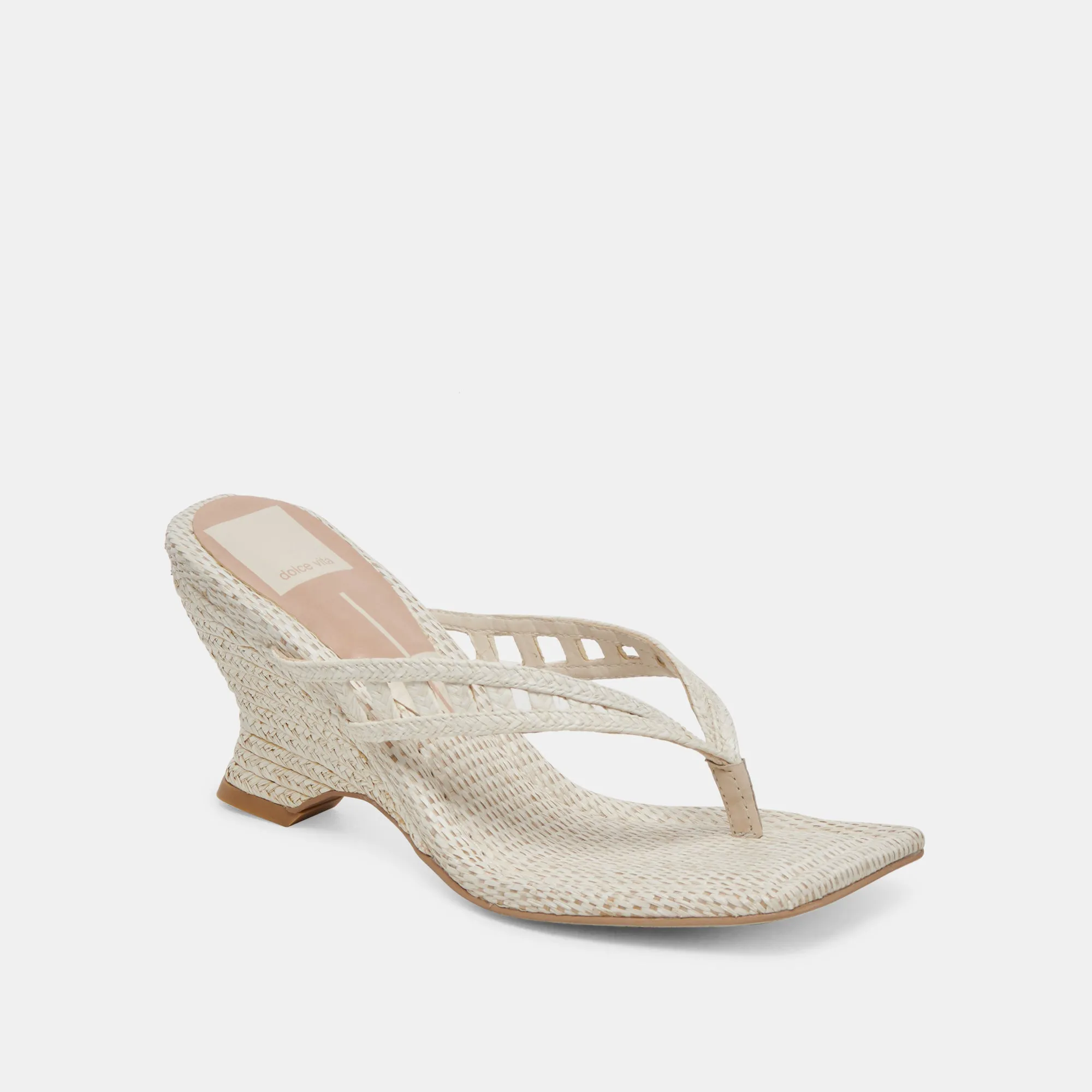 NULLAH WEDGES OATMEAL RAFFIA sold by Dolce Vita product image thumbnail 3