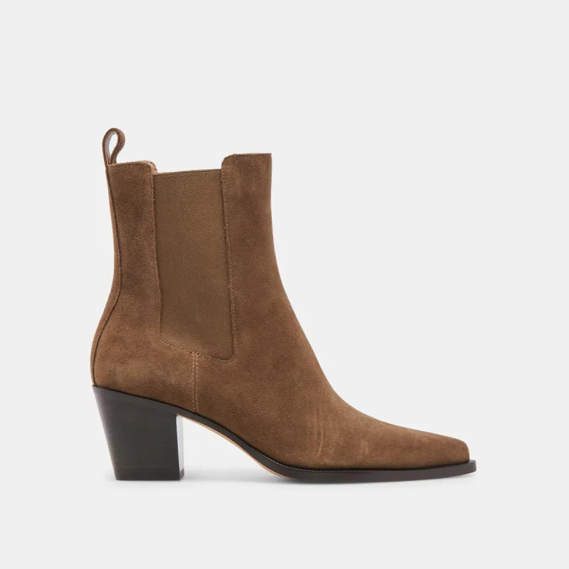 SHADIE H2O BOOTIES ARMY SUEDE sold by Dolce Vita