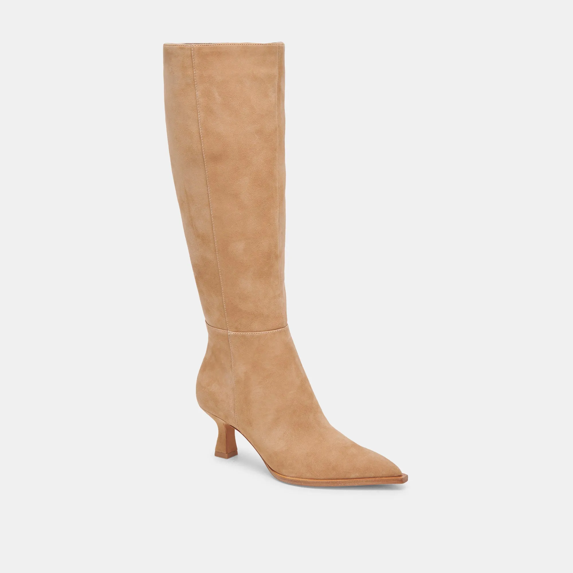 AUGGIE WIDE CALF BOOTS CAMEL SUEDE sold by Dolce Vita product image thumbnail 2