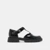 EMILIO FLATS MIDNIGHT CRINKLE PATENT LEATHER sold by Dolce Vita