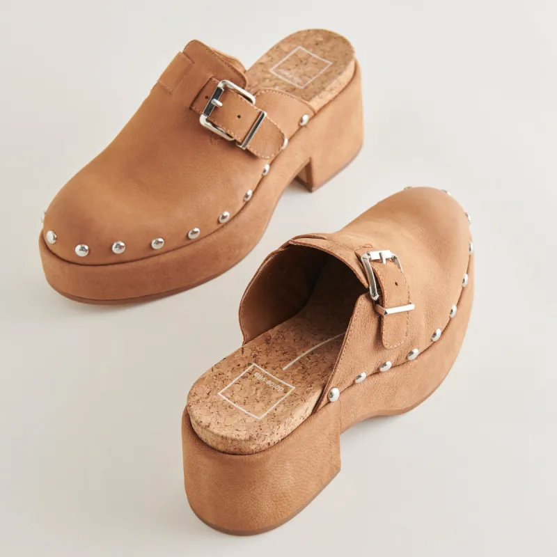 YEVAN CLOGS PRALINE NUBUCK sold by Dolce Vita