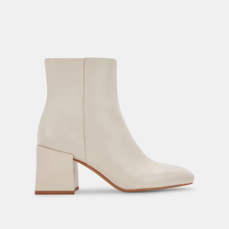 IMOGEN H2O BOOTIES IVORY LEATHER sold by Dolce Vita
