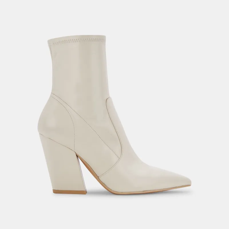 NELLO BOOTIES IVORY STELLA sold by Dolce Vita