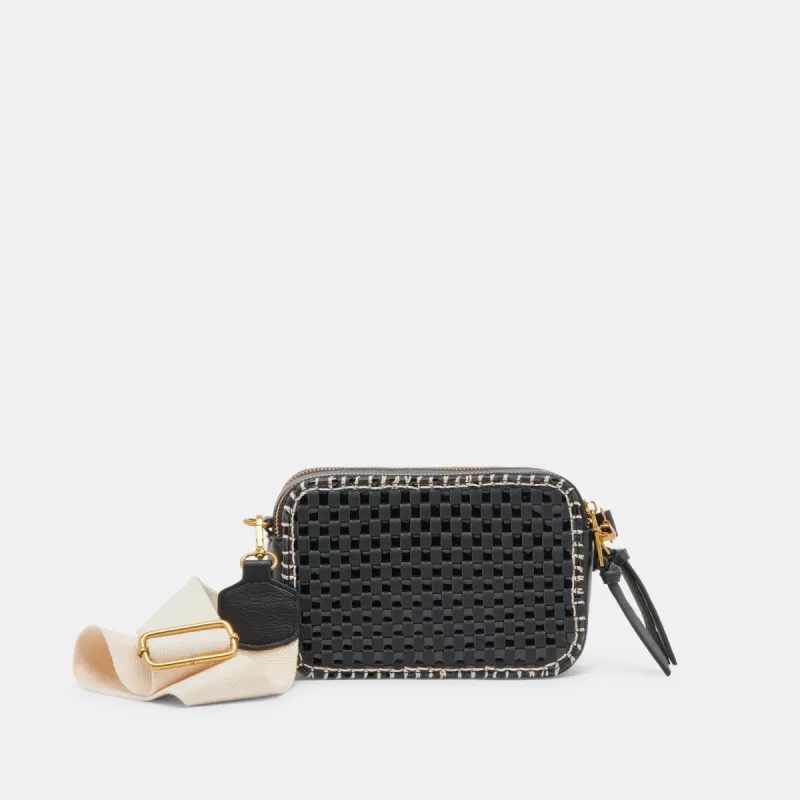 GLADYS CROSSBODY BLACK WOVEN sold by Dolce Vita