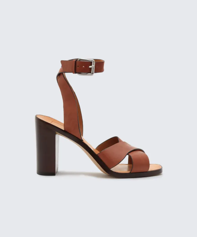 NALA HEELS IN BROWN - re:vita sold by Dolce Vita