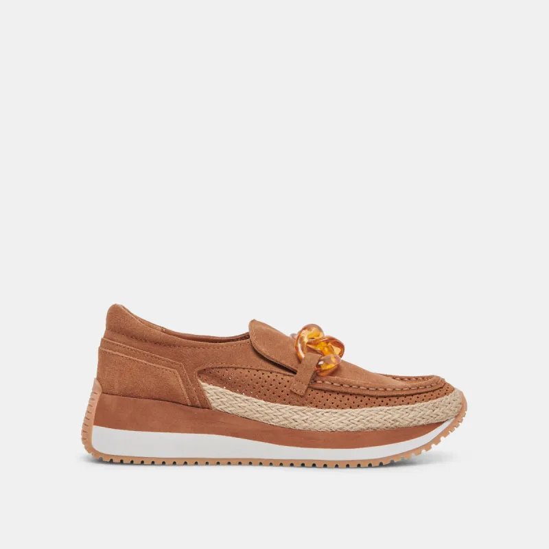 JADAH SNEAKERS PECAN SUEDE sold by Dolce Vita