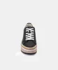 TINLEY SNEAKERS BLACK LEATHER - re:vita sold by Dolce Vita