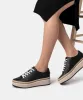 TINLEY SNEAKERS BLACK LEATHER - re:vita sold by Dolce Vita