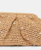CRISSY CLUTCH NATURAL PEARL RAFFIA sold by Dolce Vita