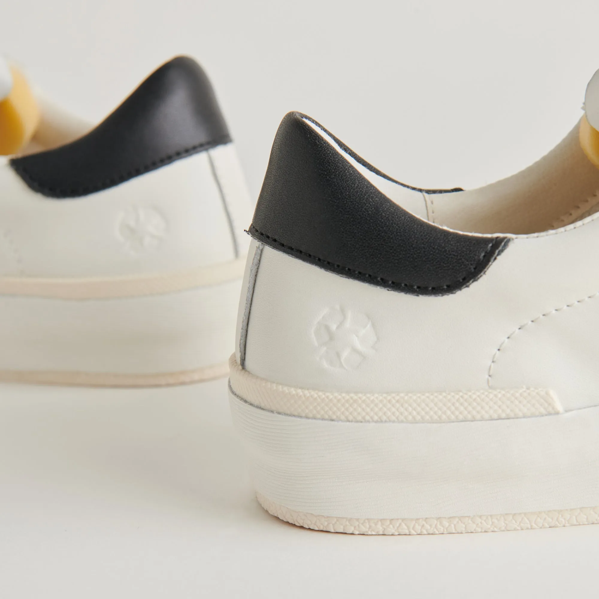 ZINA FOAM 360 SNEAKERS WHITE BLACK RECYCLED LEATHER sold by Dolce Vita product image thumbnail 3