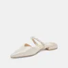 KANIKA PEARL WIDE FLATS VANILLA PEARLS sold by Dolce Vita