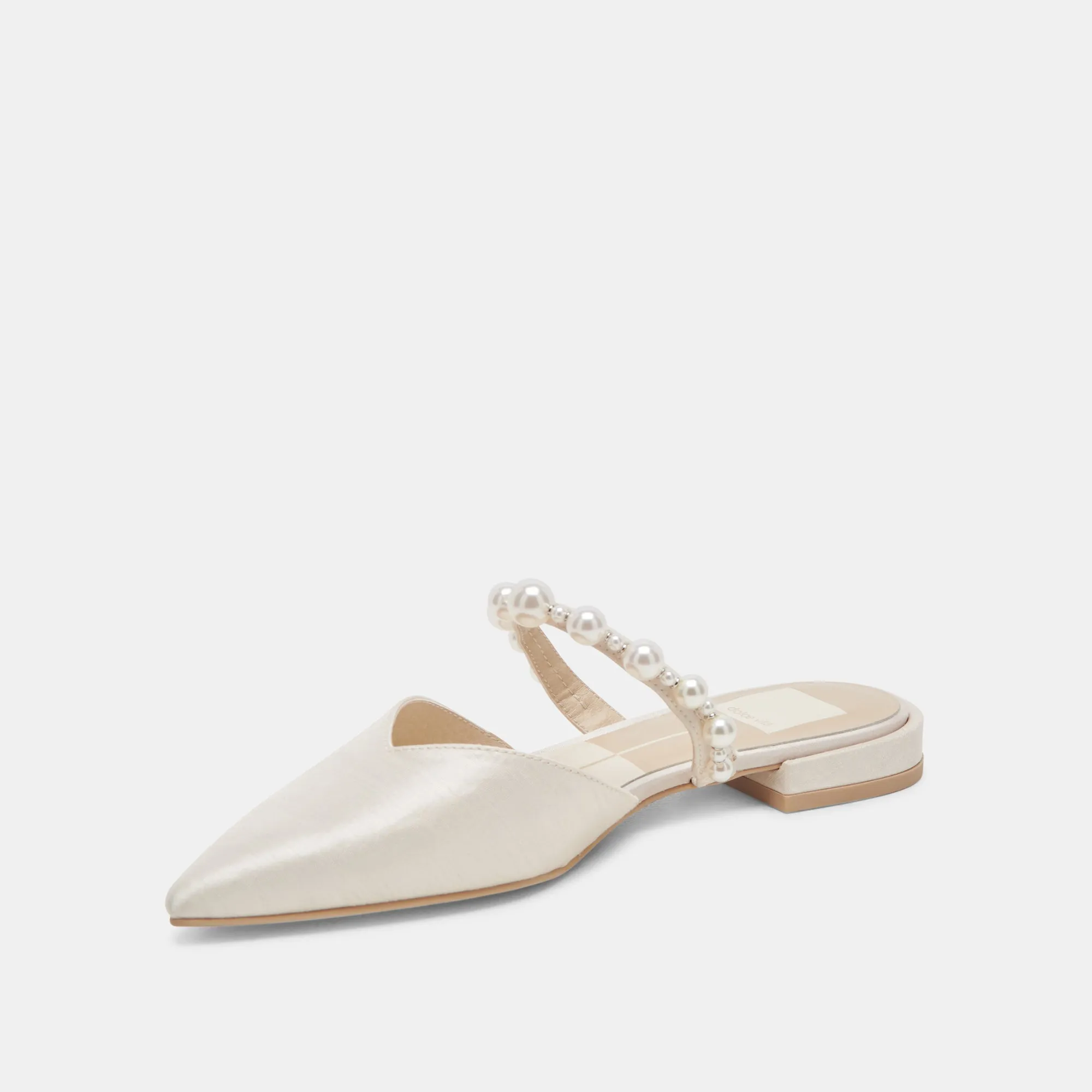 KANIKA PEARL WIDE FLATS VANILLA PEARLS sold by Dolce Vita product image thumbnail 4
