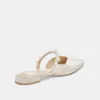 KANIKA PEARL WIDE FLATS VANILLA PEARLS sold by Dolce Vita
