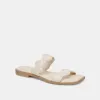 ILVA SANDALS CREME EMBOSSED LEATHER sold by Dolce Vita
