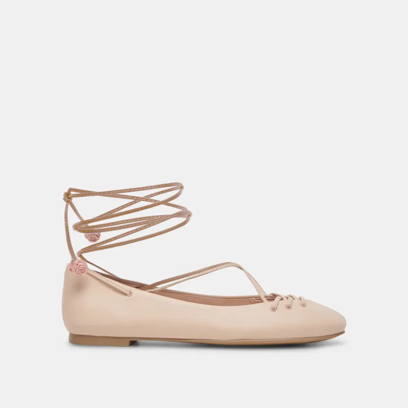 BEATE BALLET FLATS LIGHT PINK LEATHER sold by Dolce Vita