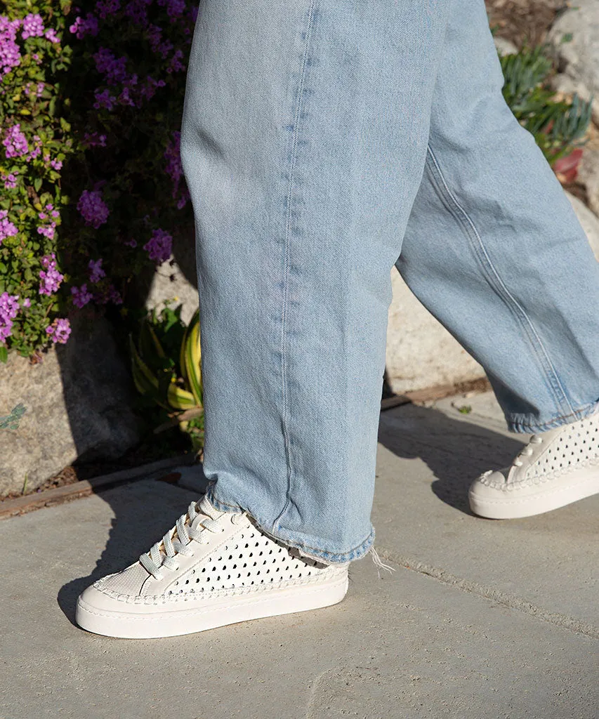 ZOLEN SNEAKERS WHITE PERFORATED LEATHER sold by Dolce Vita product image thumbnail 4