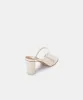 NOLES WIDE HEELS IVORY PATENT CROCO LEATHER re:vita sold by Dolce Vita