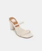 NOLES WIDE HEELS IVORY PATENT CROCO LEATHER re:vita sold by Dolce Vita