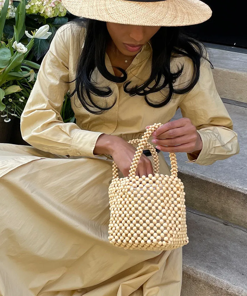 BESS HANDBAG NATURAL WOOD sold by Dolce Vita product image thumbnail 4