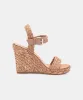 NIKO WEDGES IN ROSE RAFFIA - re:vita sold by Dolce Vita