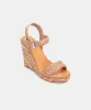 NIKO WEDGES IN ROSE RAFFIA - re:vita sold by Dolce Vita