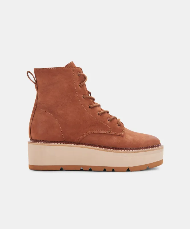 TIG BOOTS DK BROWN NUBUCK - re:vita sold by Dolce Vita
