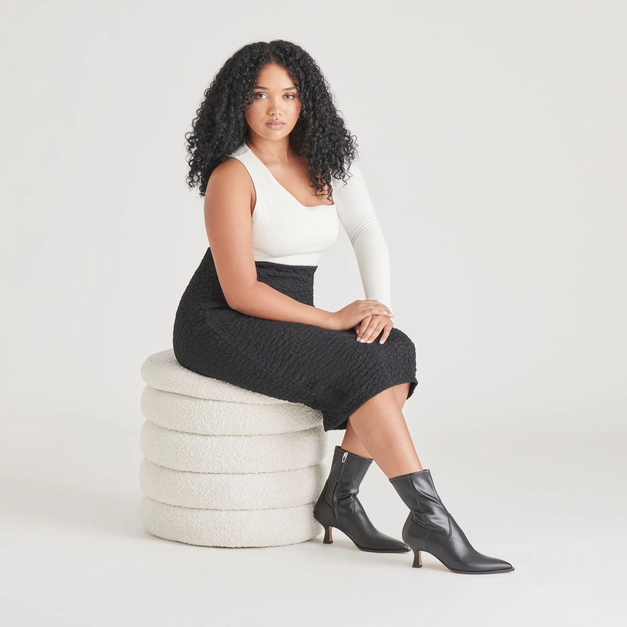 ARYA WIDE CALF BOOTS BLACK LEATHER sold by Dolce Vita product image thumbnail 2