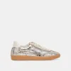 NOTICE SNEAKERS SILVER DISTRESSED LEATHER sold by Dolce Vita