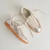 NOTICE SNEAKERS SILVER DISTRESSED LEATHER sold by Dolce Vita