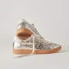 NOTICE SNEAKERS SILVER DISTRESSED LEATHER sold by Dolce Vita