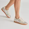 NOTICE SNEAKERS SILVER DISTRESSED LEATHER sold by Dolce Vita