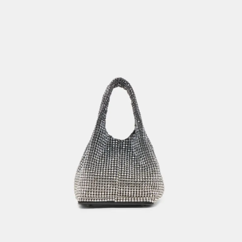 ANNA HANDBAG BLACK CRYSTAL MESH sold by Dolce Vita