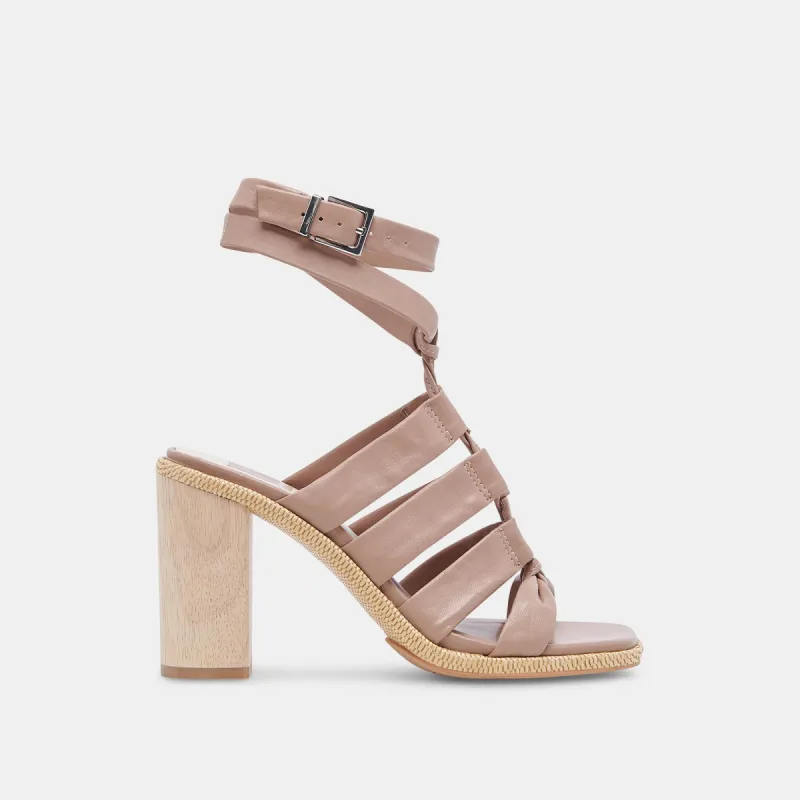 OLEMA HEELS CAFE LEATHER sold by Dolce Vita