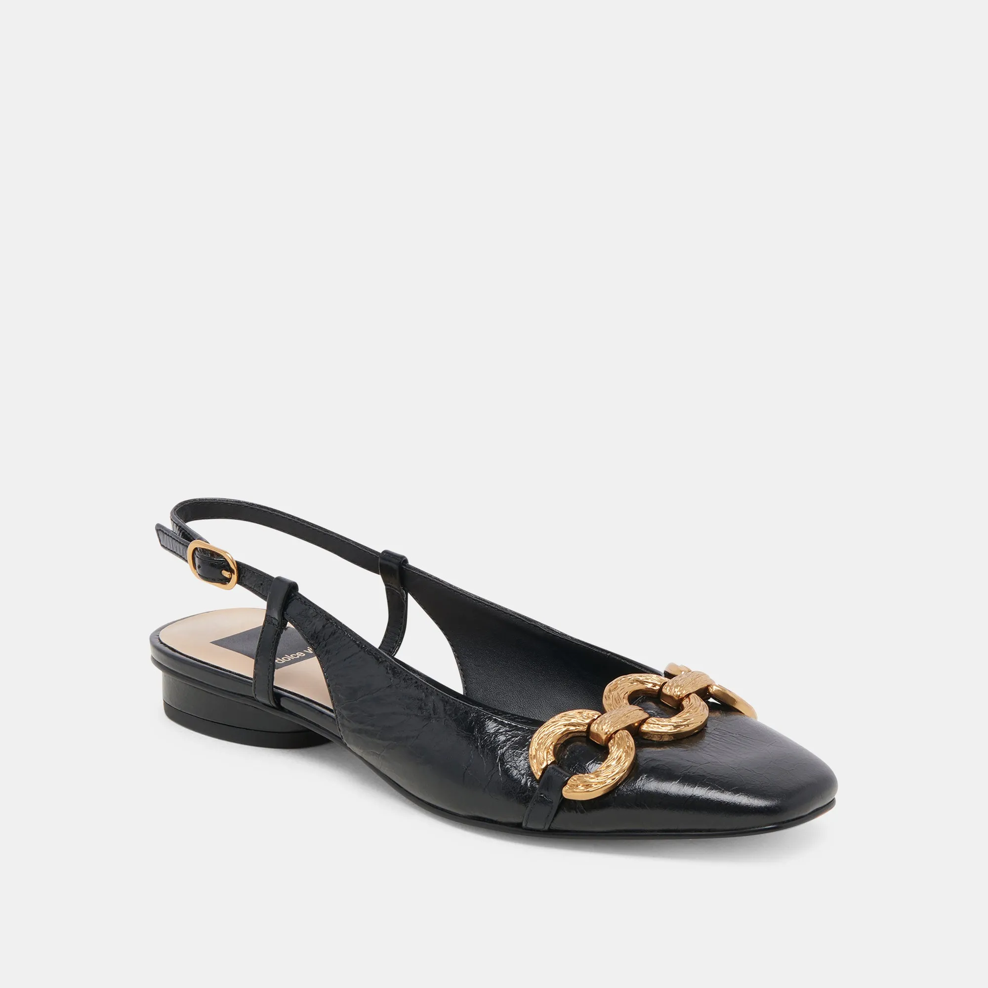 RAMANO FLATS MIDNIGHT CRINKLE PATENT sold by Dolce Vita product image thumbnail 3