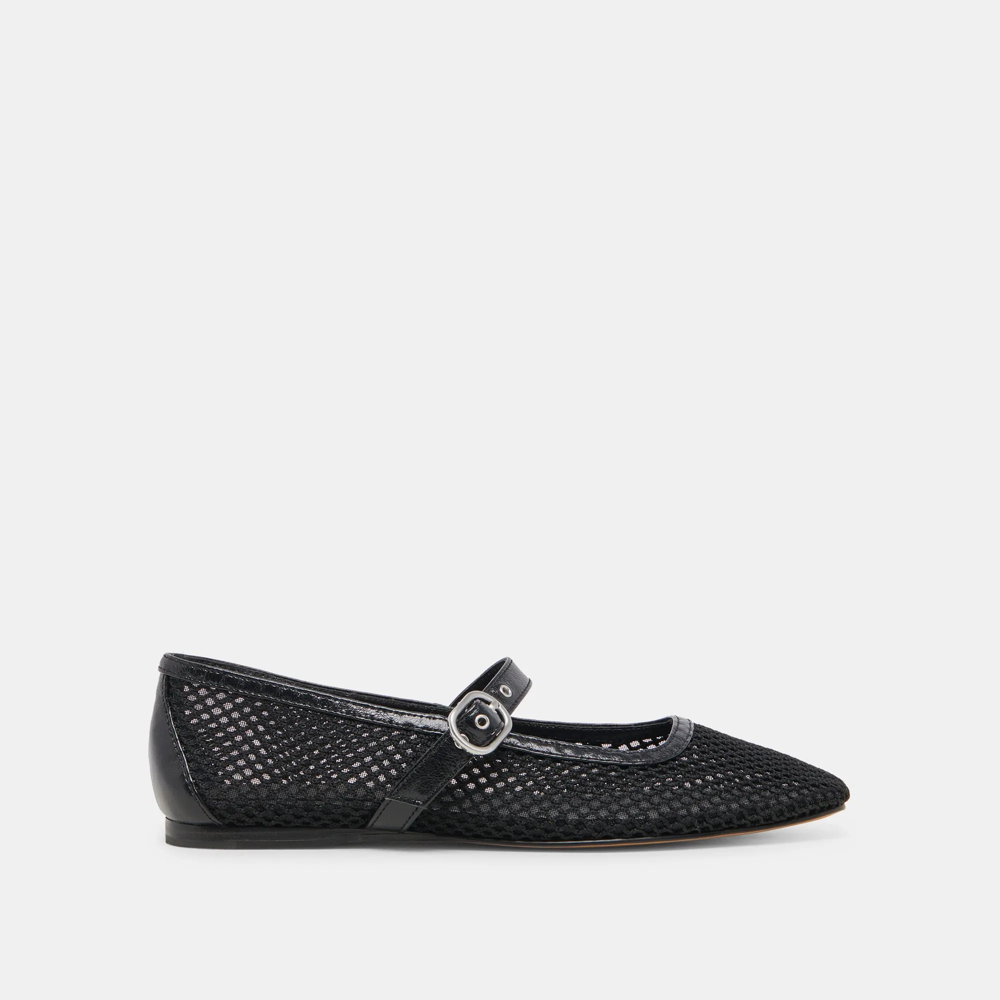 RODNI MESH BALLET FLATS BLACK WOVEN MESH sold by Dolce Vita