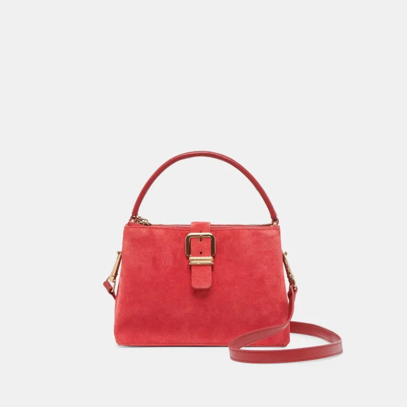 CHARLY CROSSBODY RED SUEDE sold by Dolce Vita