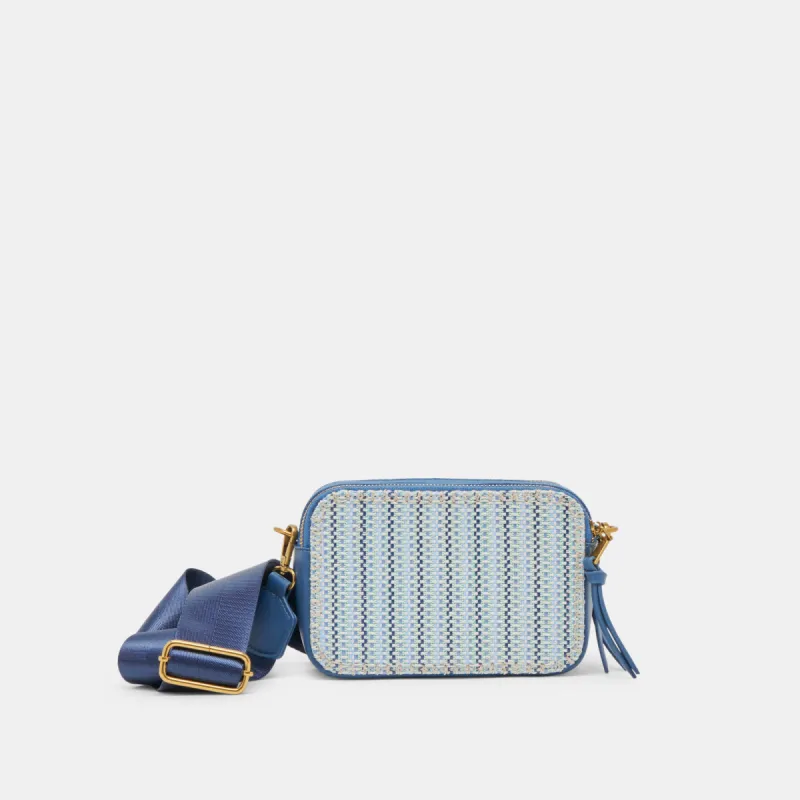 GLADYS CROSSBODY BLUE WOVEN sold by Dolce Vita