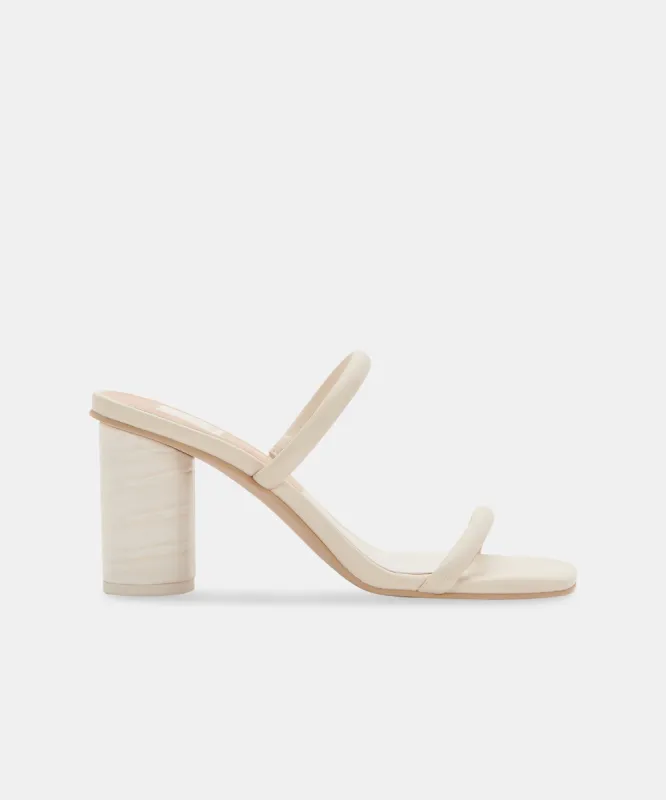 NOLES HEELS IVORY STELLA sold by Dolce Vita