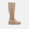 EAMON H2O WIDE CALF BOOTS ALMOND SUEDE sold by Dolce Vita