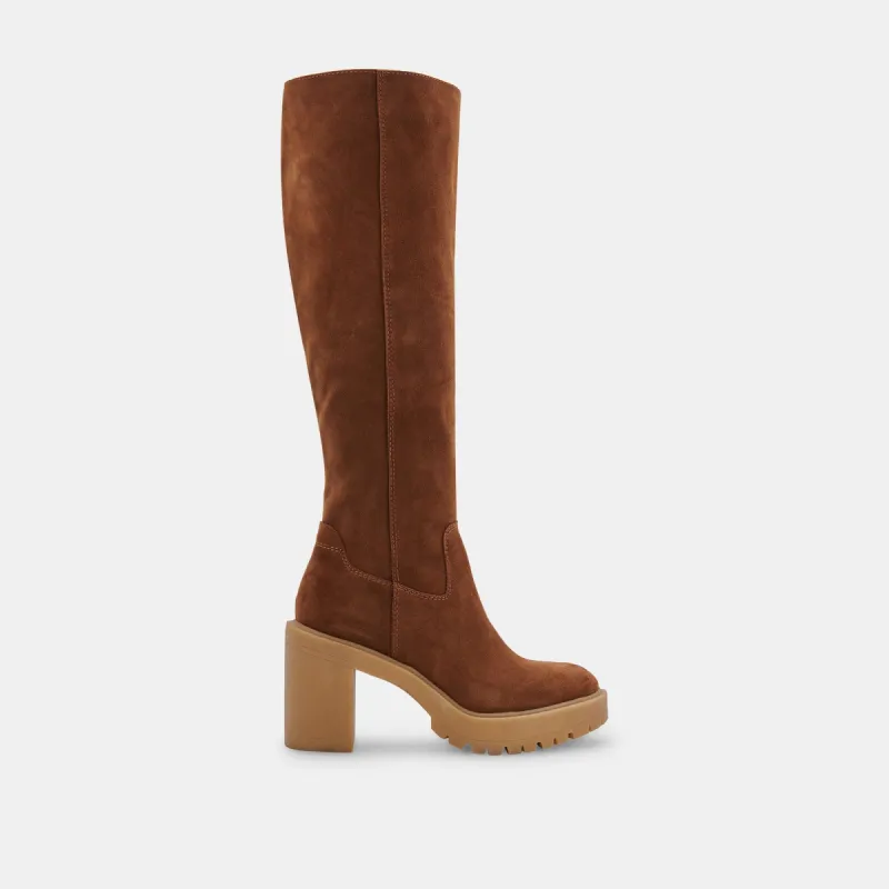 CORRY H2O BOOTS DK BROWN SUEDE sold by Dolce Vita