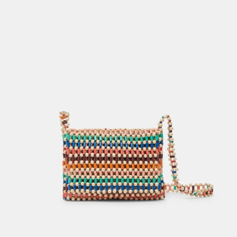 IDA SHOULDER BAG MULTI WOOD made by Dolce Vita