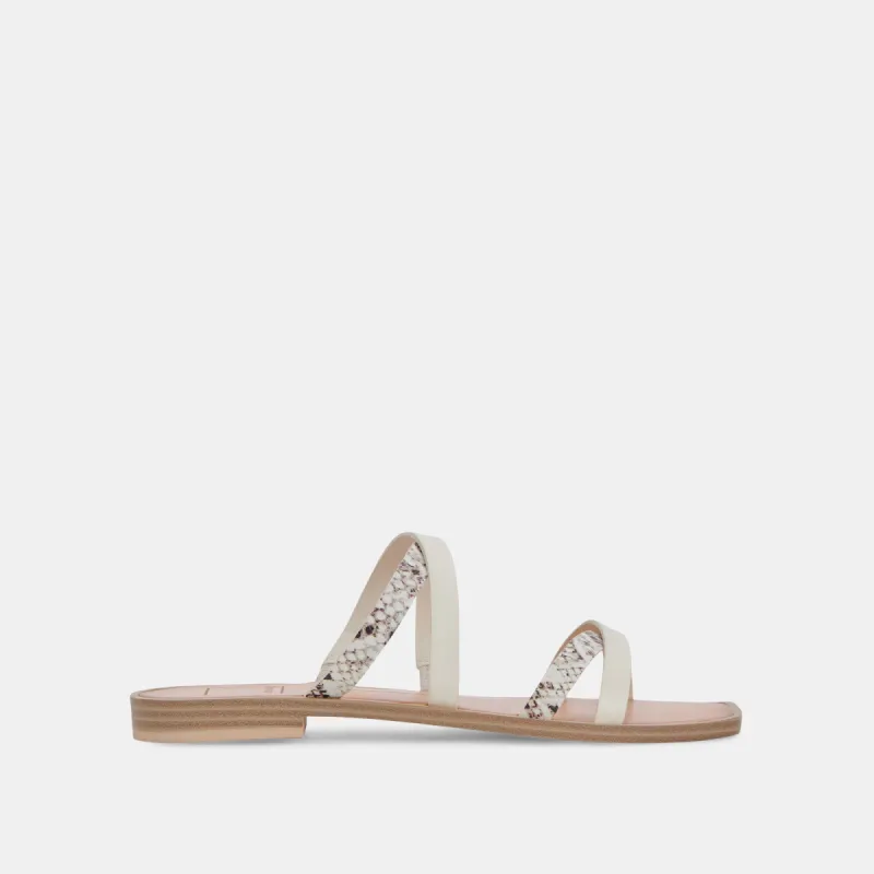 IRVING SANDALS OFF WHITE MULTI STELLA sold by Dolce Vita