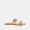 ALAINA SANDALS LT NATURAL RAFFIA - re:vita sold by Dolce Vita