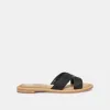 ATOMIC SANDALS BLACK RAFFIA sold by Dolce Vita